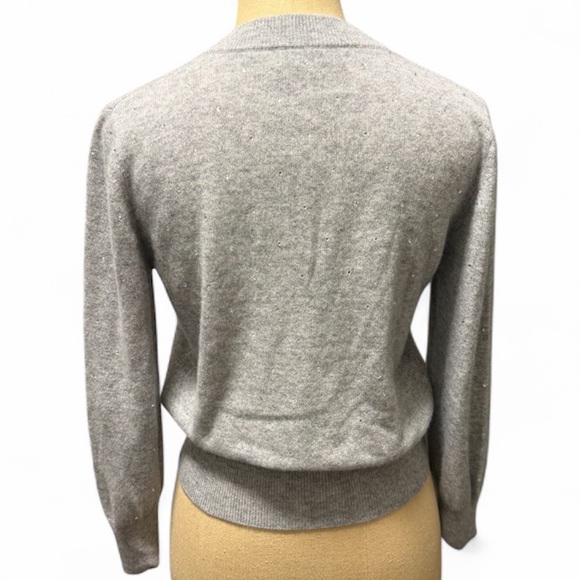 Kinross Rhinestone Cashmere Sweater - Picture 4 of 6